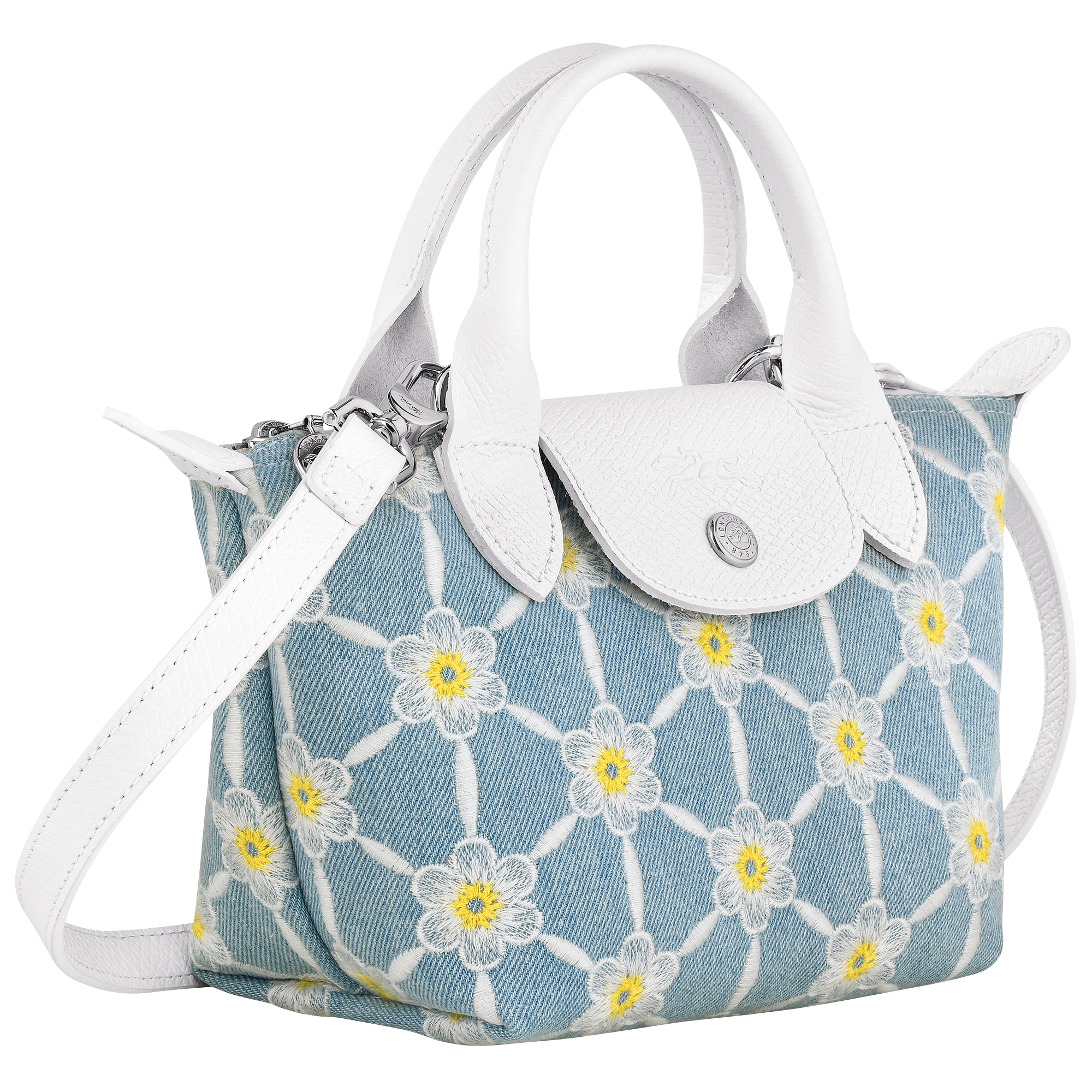 Handbag XS, Sky Blue - View 3 of
5 - zoom in Le Pliage Collection Handbag XS, Sky Blue