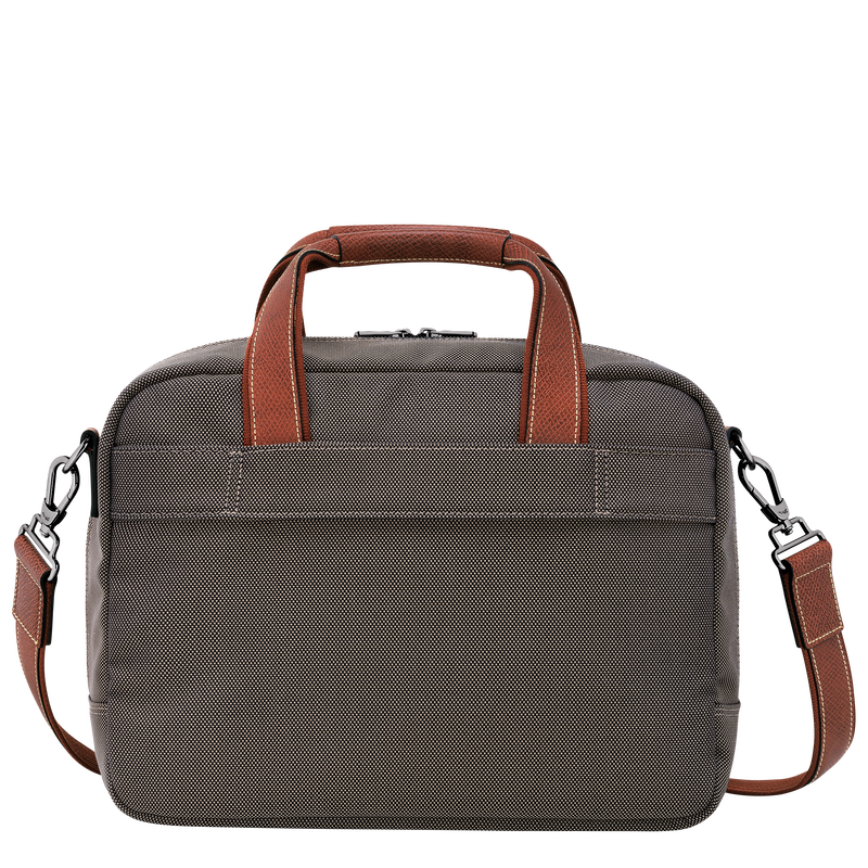 Boxford S Travel bag , Brown - Recycled canvas  - View 4 of  6 Boxford S Travel bag , Brown - Recycled canvas  - View 4 of  6