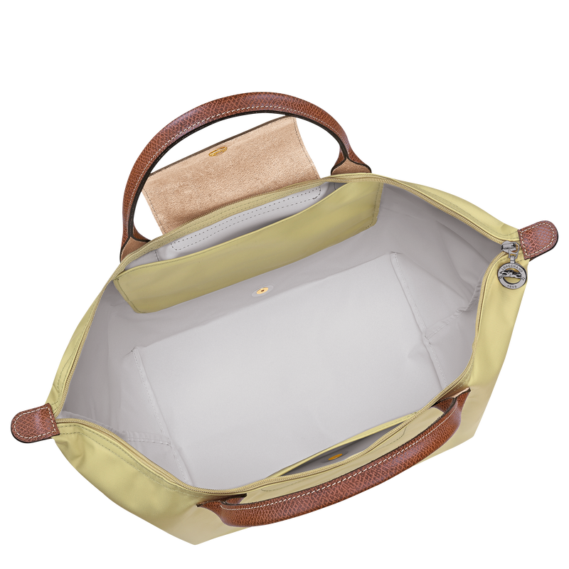 Le Pliage Original M Handbag , Pistachio - Recycled canvas  - View 4 of  5