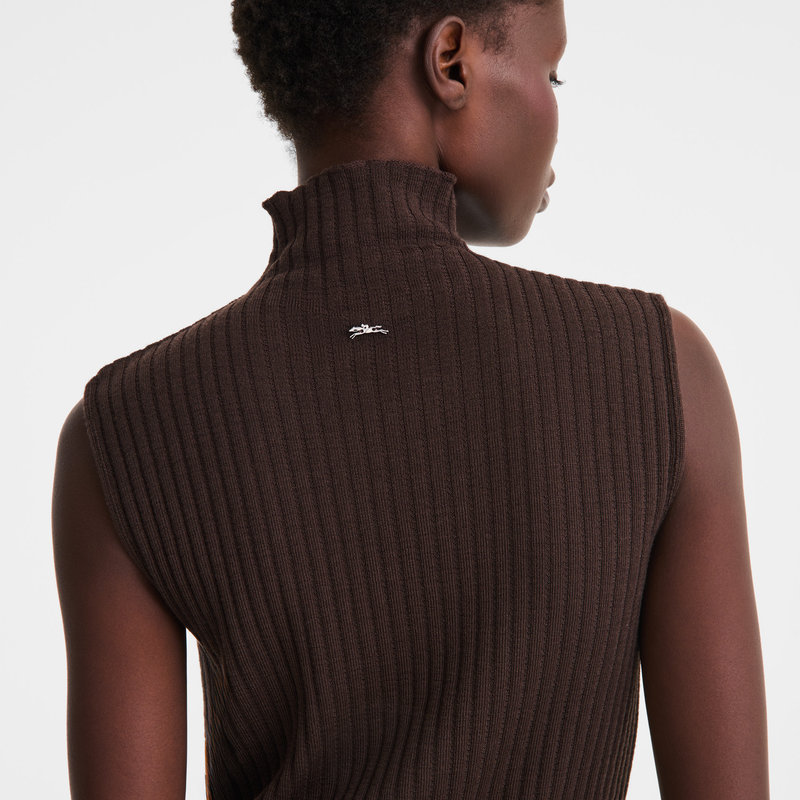 Sweater , Mocha - Knit  - View 5 of  5
