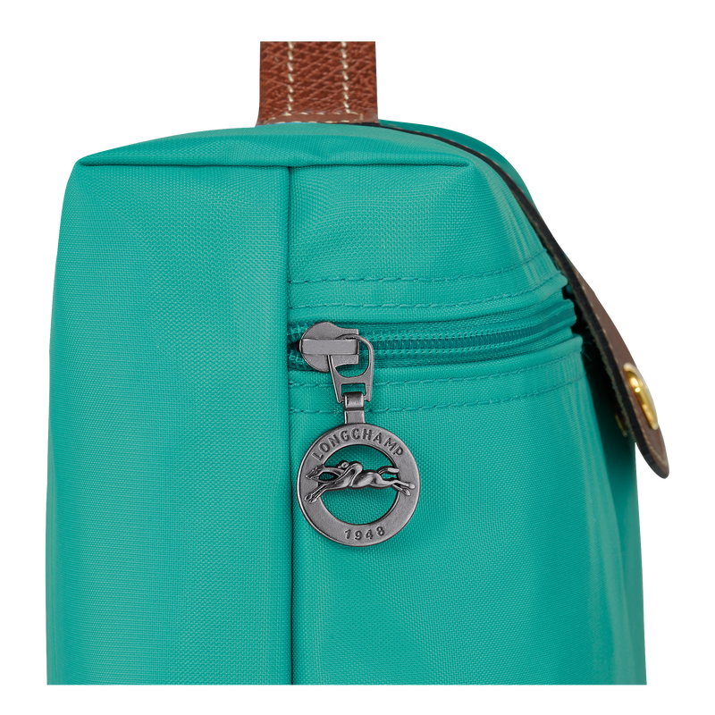 Le Pliage Original S Briefcase , Turquoise - Recycled canvas  - View 4 of  5