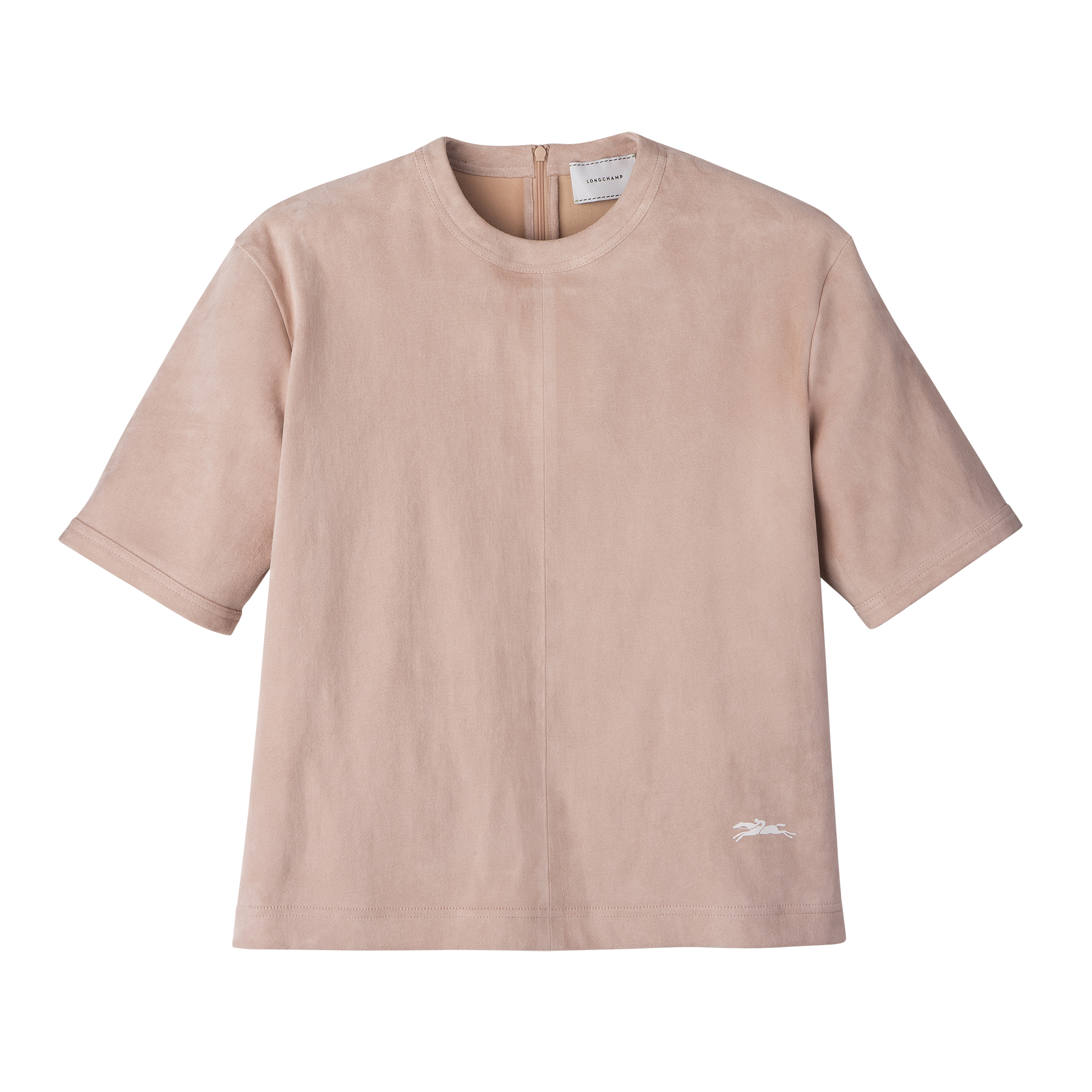 Short leather top, Pink - View 1 of
4 - zoom in null Short leather top, Pink