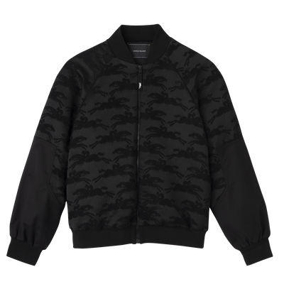 Bomber spirit short blouson, Black