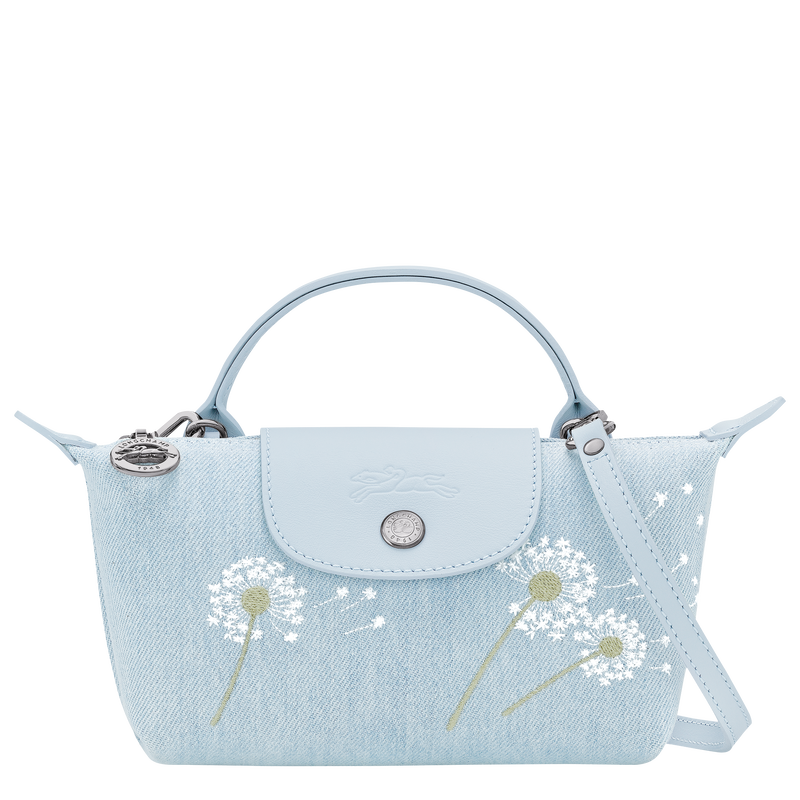 Le Pliage Collection XS Pouch , Sky Blue - Canvas  - View 1 of  7