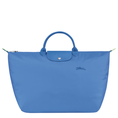 Le Pliage Green Travel bag L, Cornflower