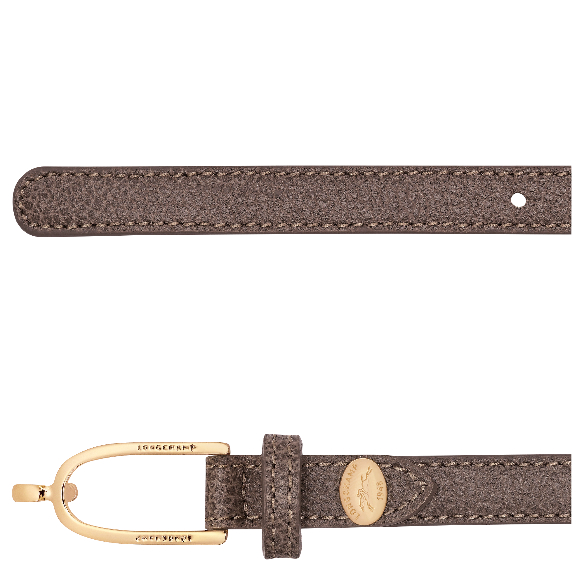Le Foulonn&eacute; Ladies' belt, Taupe