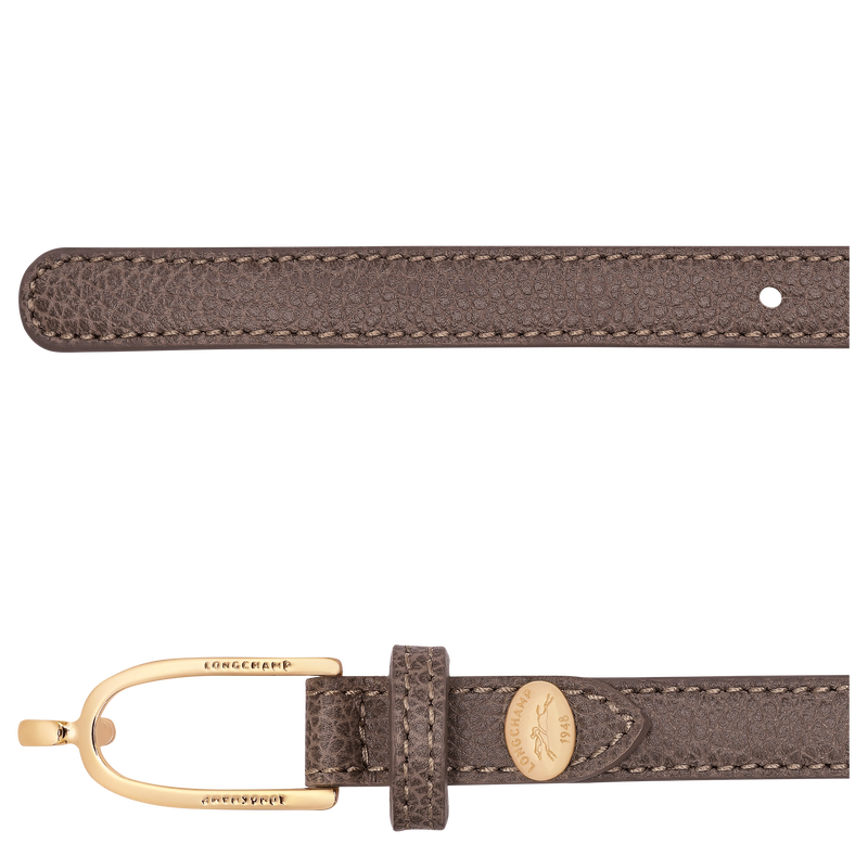 Le Foulonn&eacute; Ladies' belt , Taupe - Leather  - View 3 of  3