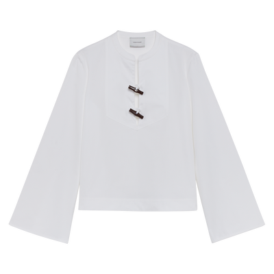 Shirt , White - Popelin