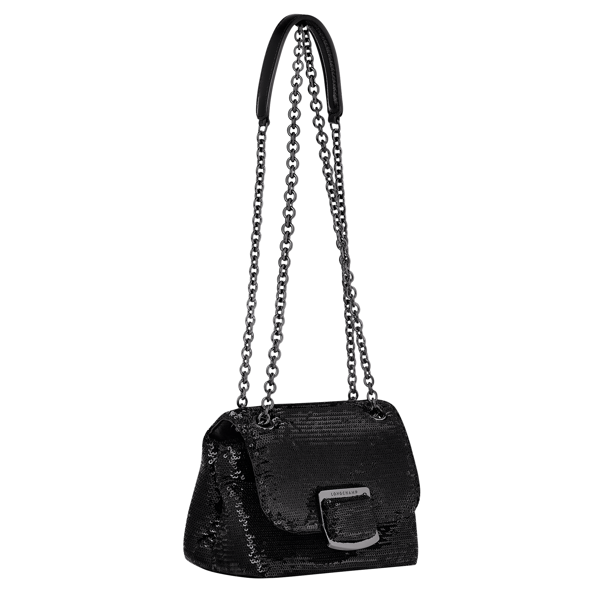 Brioche Party XS Crossbody bag Black Canvas (10143HAM001) Longchamp TH