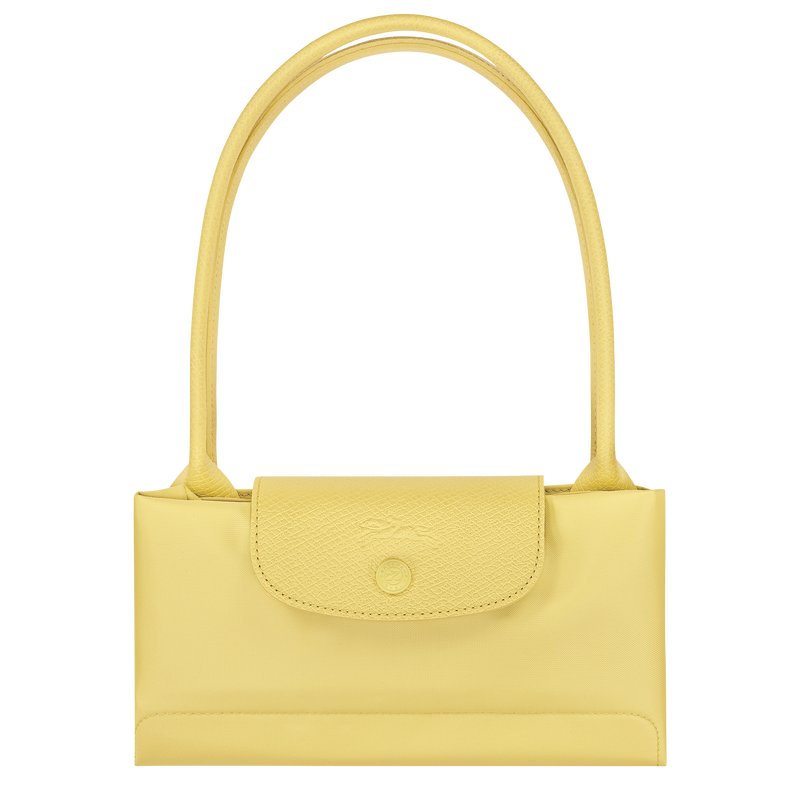Le Pliage One M Tote bag , Lime - Recycled canvas  - View 7 of  8
