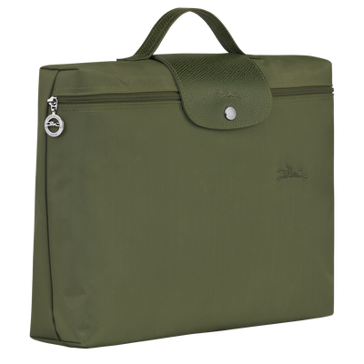 Briefcase S, Forest - View 3 of
7 - zoom in Le Pliage Green Briefcase S, Forest