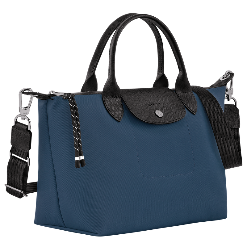 Le Pliage Energy S Handbag , Dark Purple - Recycled canvas  - View 2 of  3