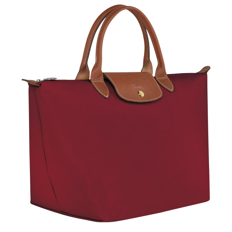 Le Pliage Original M Handbag , Red - Recycled canvas  - View 3 of  5