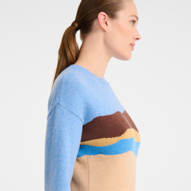 Dress , Beige - Knit  - View 3 of  4