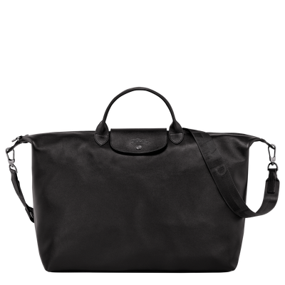 Le Pliage Xtra L Travel bag , Black - Leather
