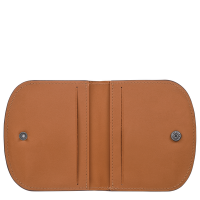 Le Pliage Xtra Card holder , Cashew - Leather
