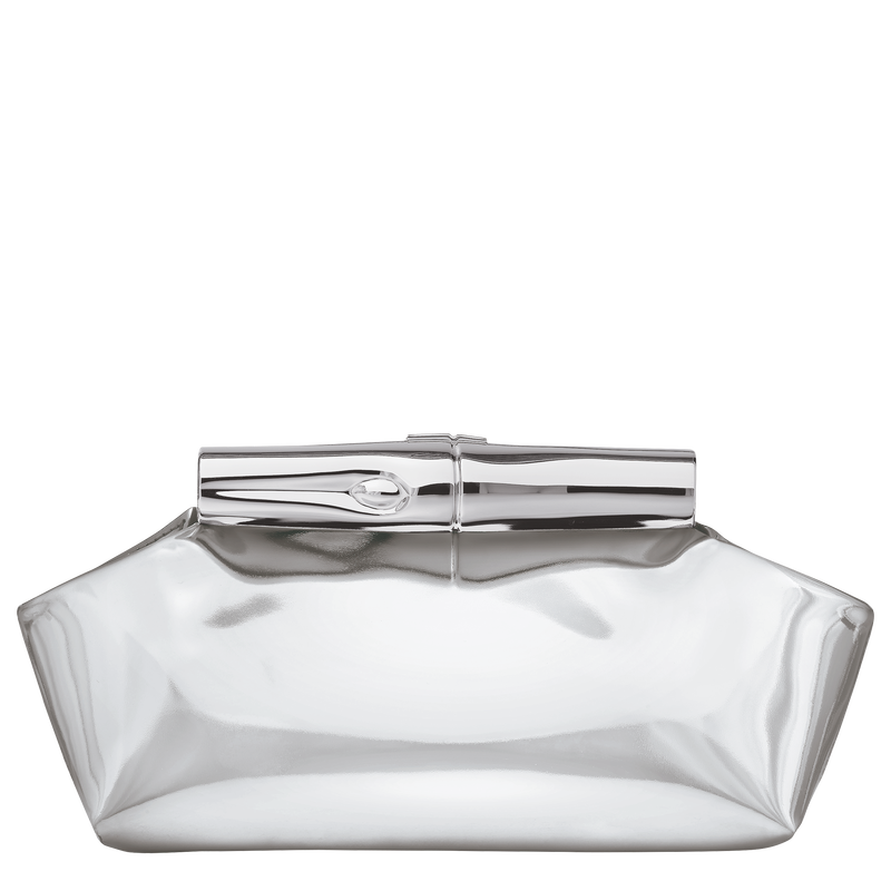 Le Roseau S Pouch , Silver - Leather  - View 1 of  6