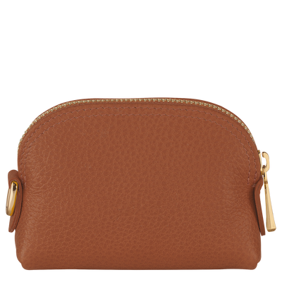 Le Foulonné Coin purse , Caramel - Leather