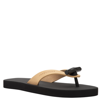 Roseau Thong sandal , Natural - Leather