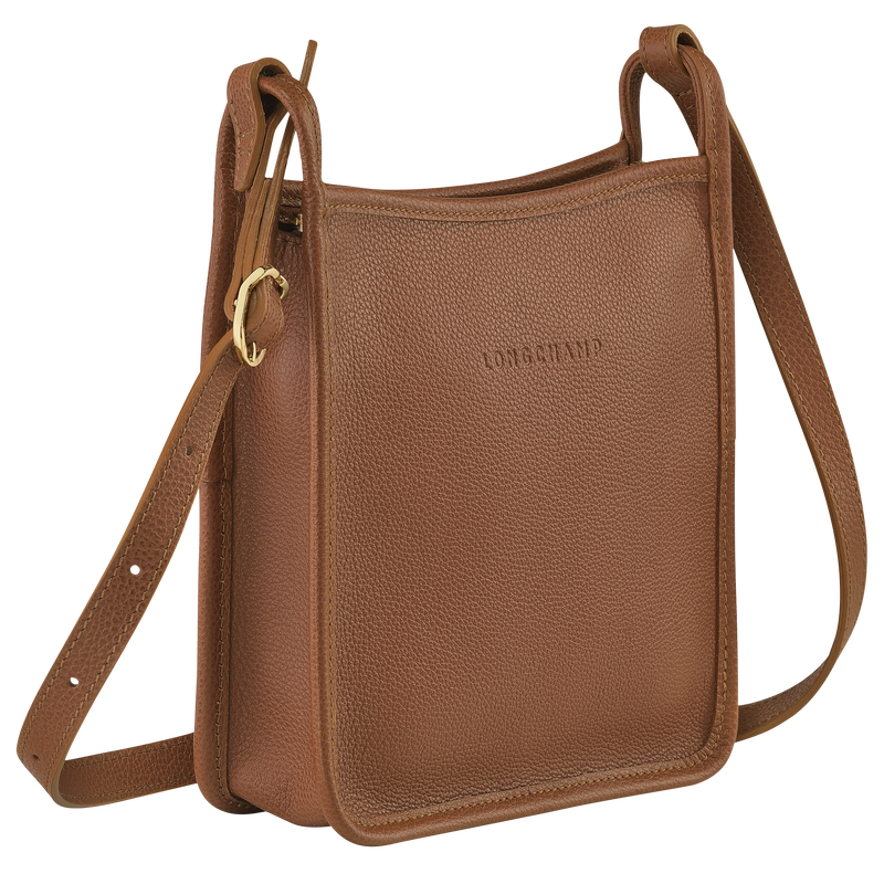 Le Foulonné S Crossbody bag , Caramel - Leather  - View 3 of  6