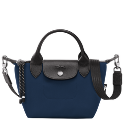 Le Pliage Energy XS Handbag , Navy - Recycled canvas