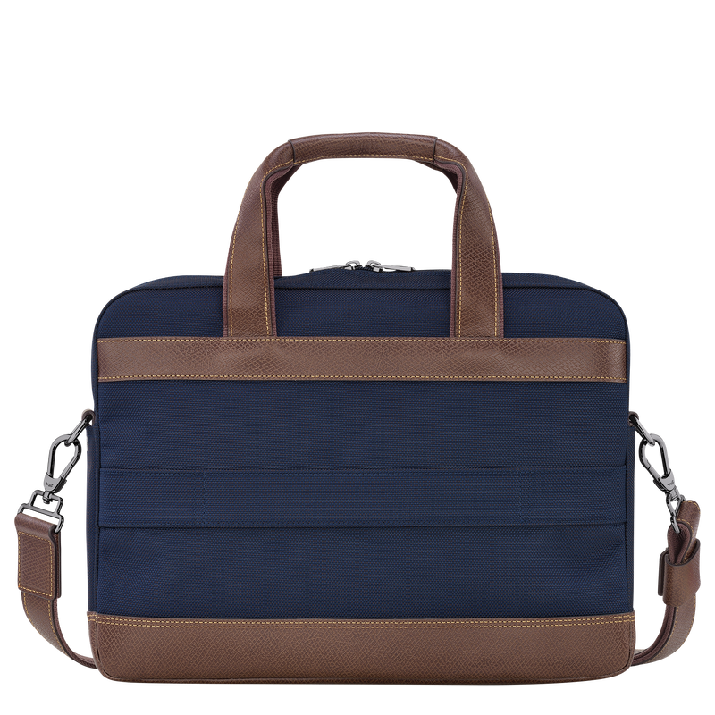 Boxford S Briefcase , Blue - Recycled canvas  - View 4 of  5