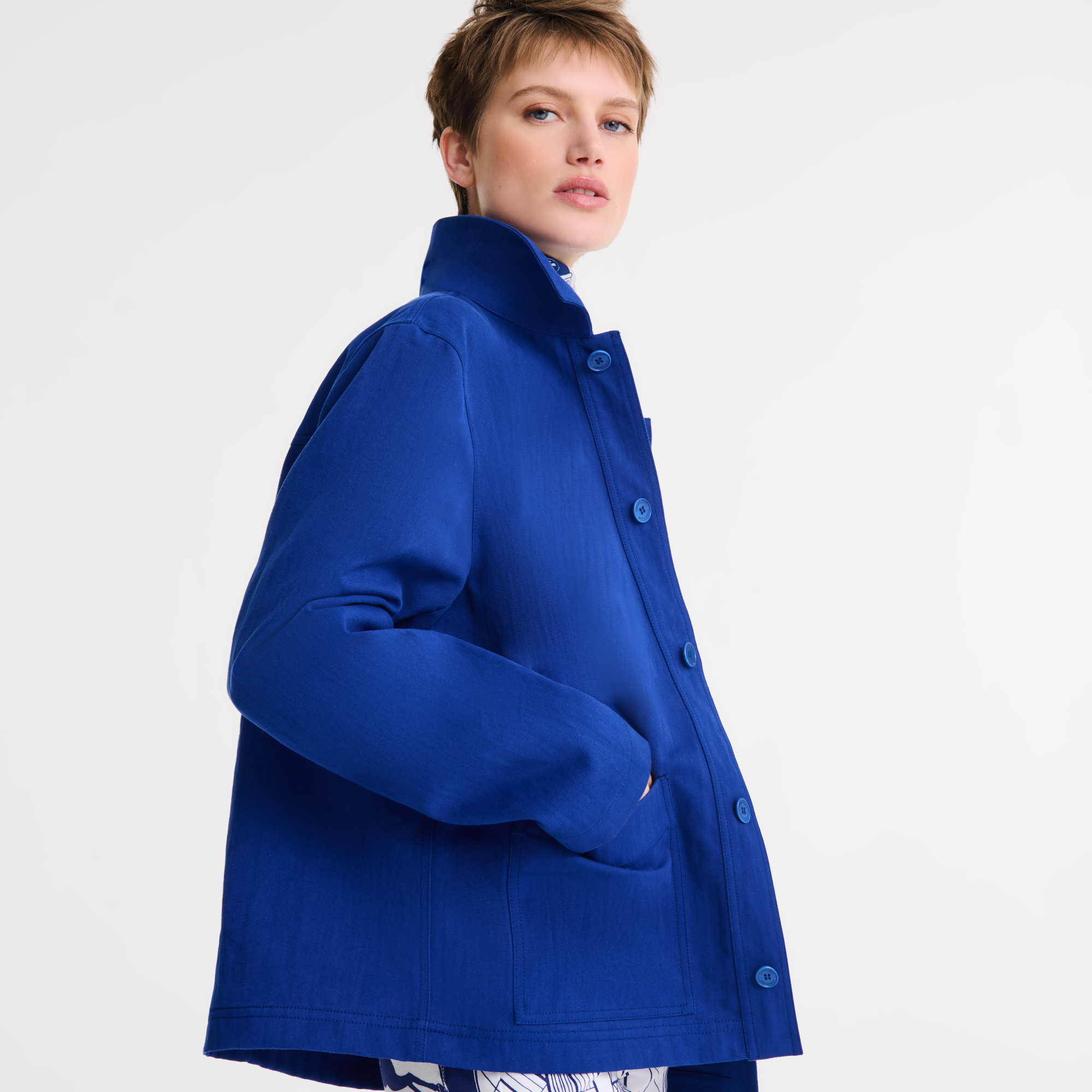 Jacket, Cobalt - View 3 of
4 - zoom in null Jacket, Cobalt