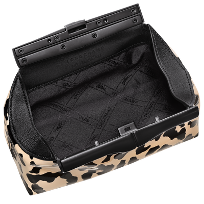 Le Roseau Pouch S, Black/Beige