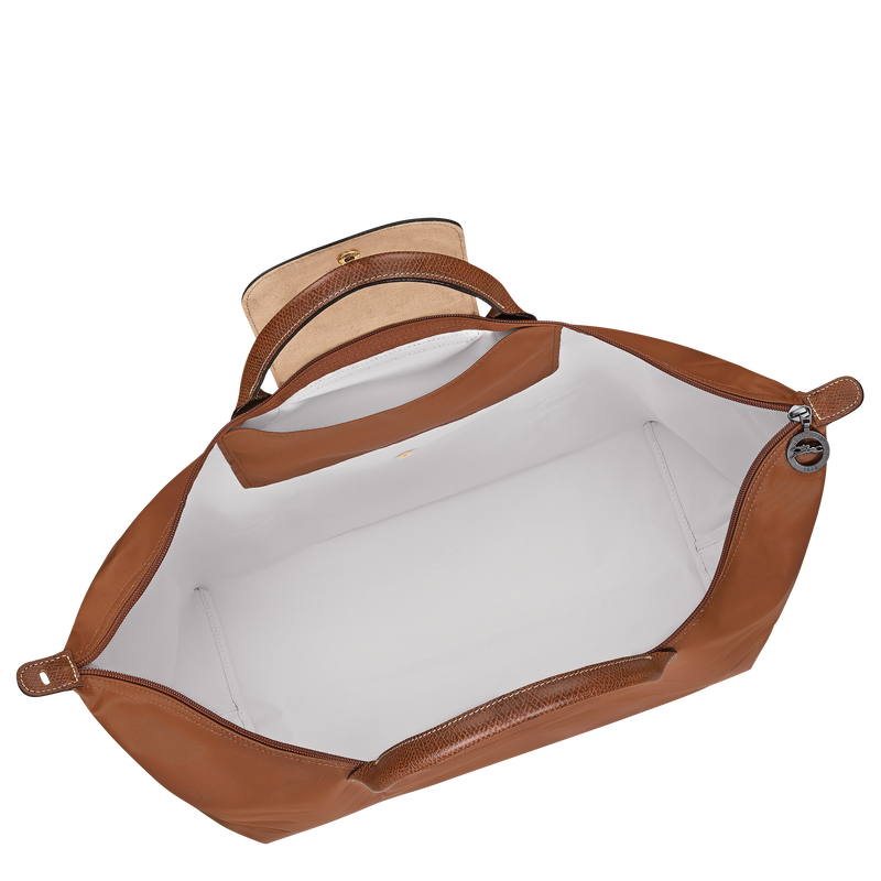 Le Pliage Original L Travel bag , Cognac - Recycled canvas  - View 5 of  7