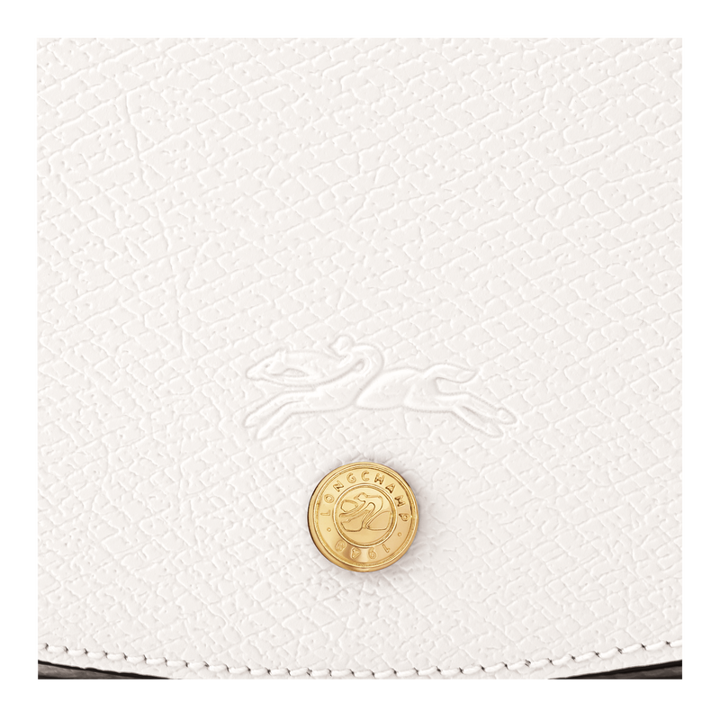 Épure S Crossbody bag , White - Leather  - View 6 of  6