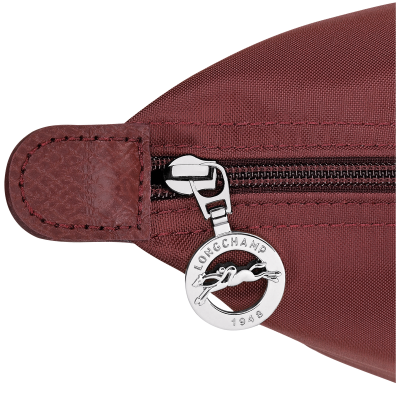 Le Pliage One M Backpack , Burgundy - Recycled canvas  - View 6 of  8