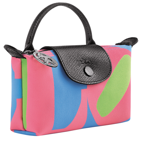 Longchamp x Robert Indiana Pouch , Pink - Canvas - View 3 of  6