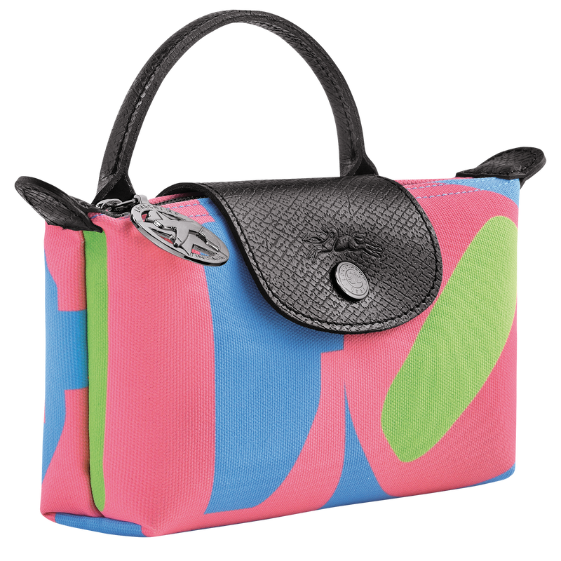Longchamp x Robert Indiana Pouch , Pink - Canvas  - View 3 of  6