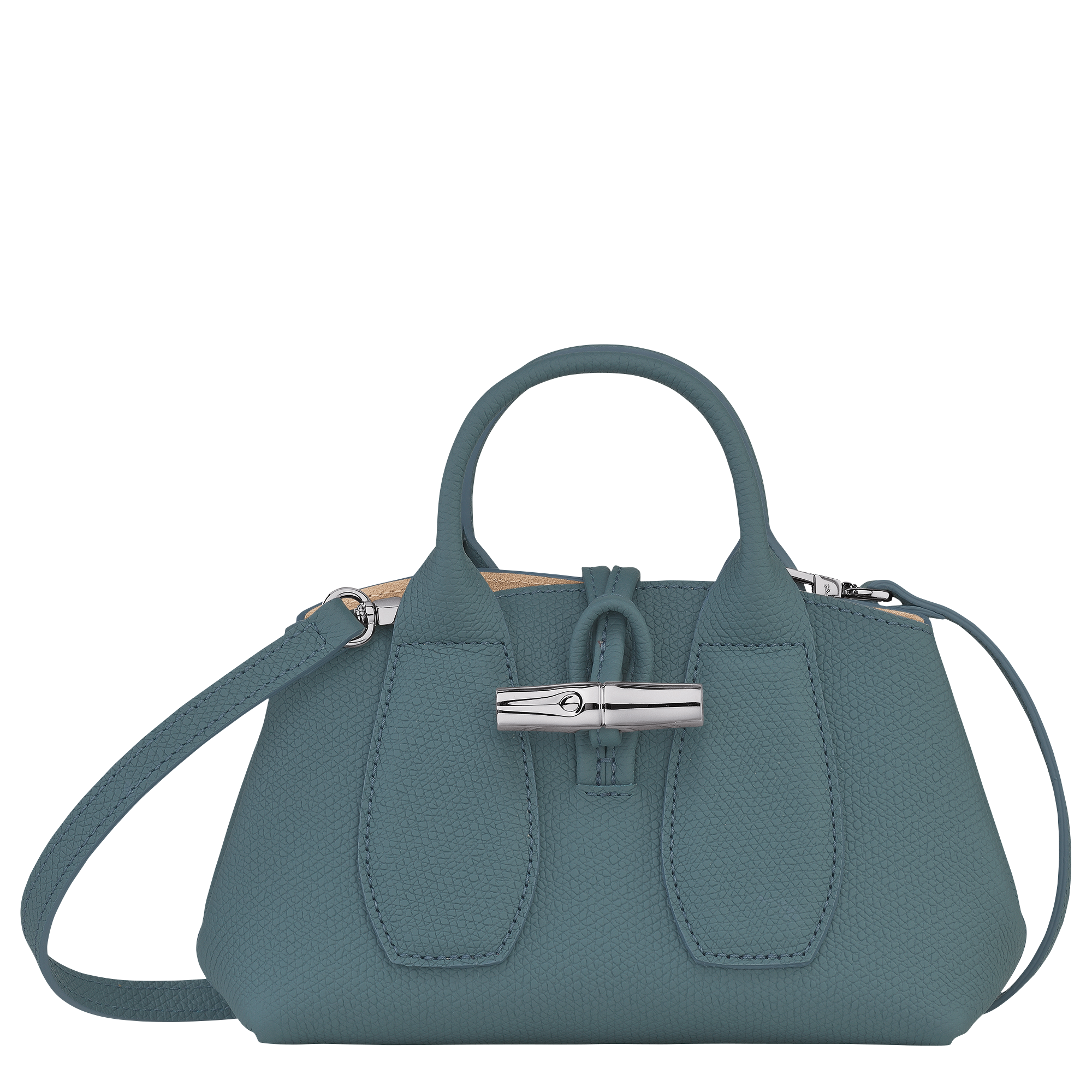 Longchamp Xs Roseau Top-handle Bag In Green