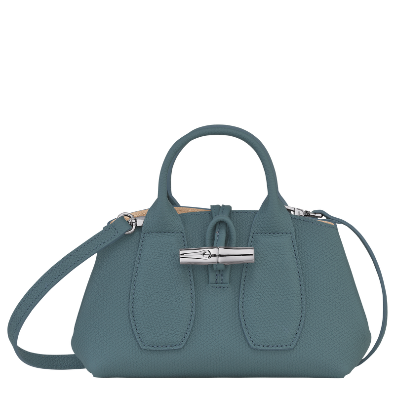 Longchamp roseau sales pilot blue