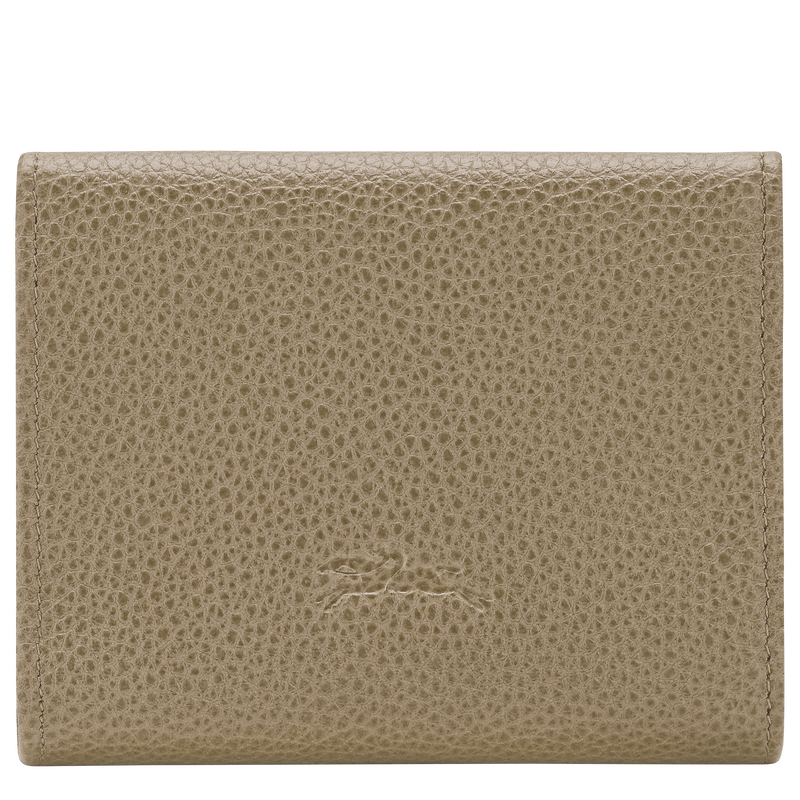 Le Foulonn&eacute; Compact wallet , Lichen - Leather  - View 2 of  3