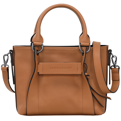 Longchamp 3D S Handbag , Natural - Leather