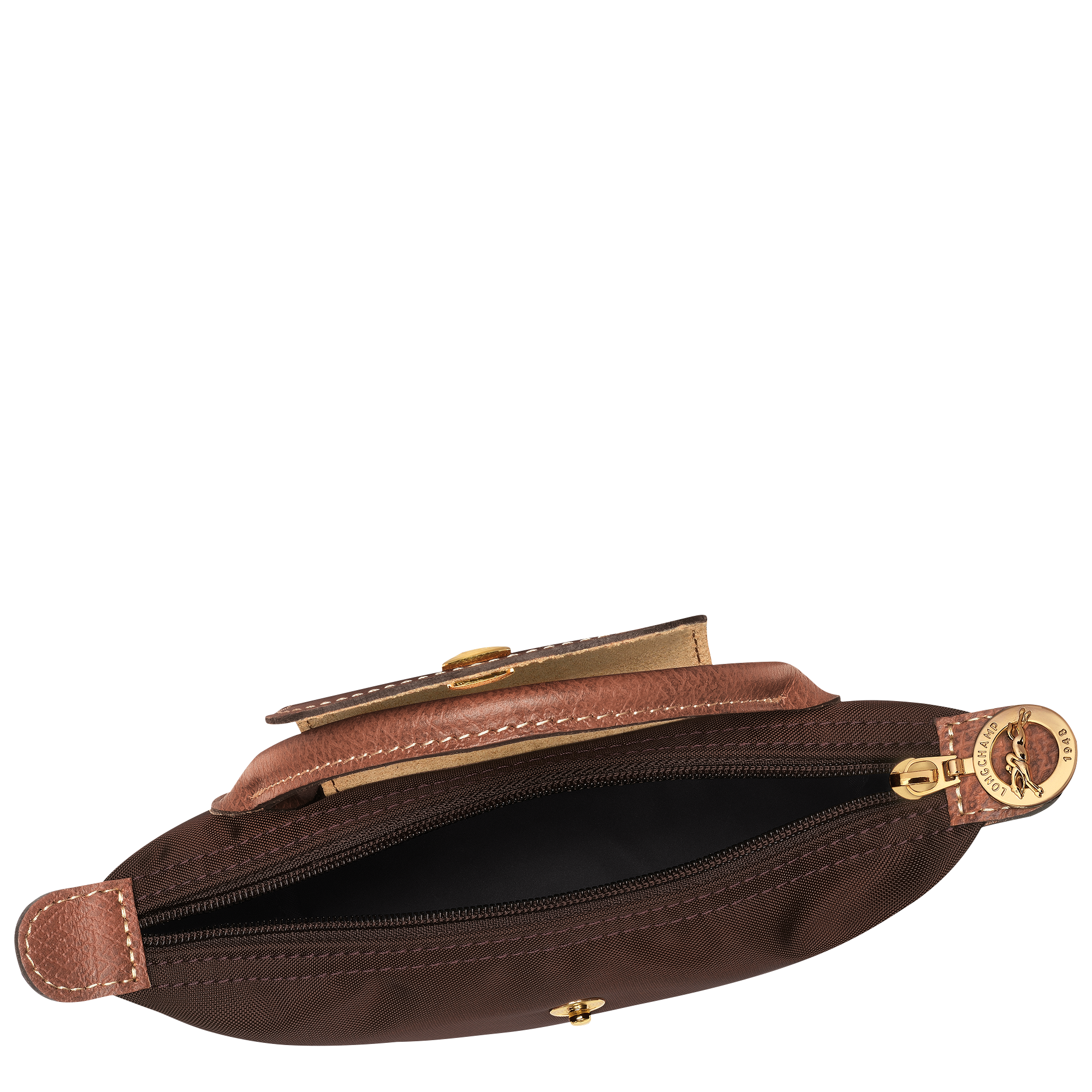Pouch with handle, Ebony - View 5 of
6 - zoom in Le Pliage Original Pouch with handle, Ebony