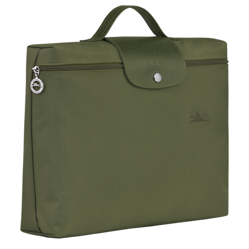 Le Pliage Green S Briefcase , Forest - Recycled canvas - View 3 of  7