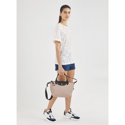 Le Pliage Energy S Handbag , Ivory - Recycled canvas