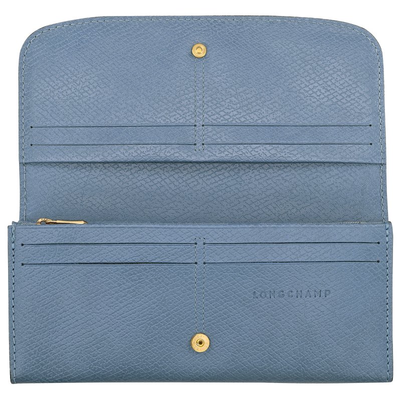 &Eacute;pure Long continental wallet , Slate - Leather  - View 3 of  3