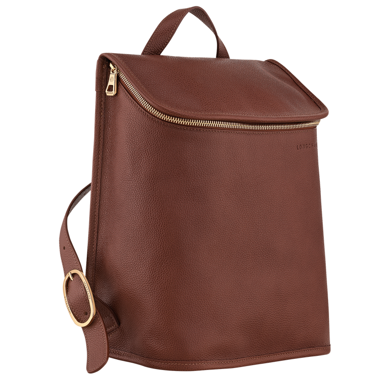 Le Foulonn&eacute; M Backpack , Coffee - Leather  - View 2 of  5