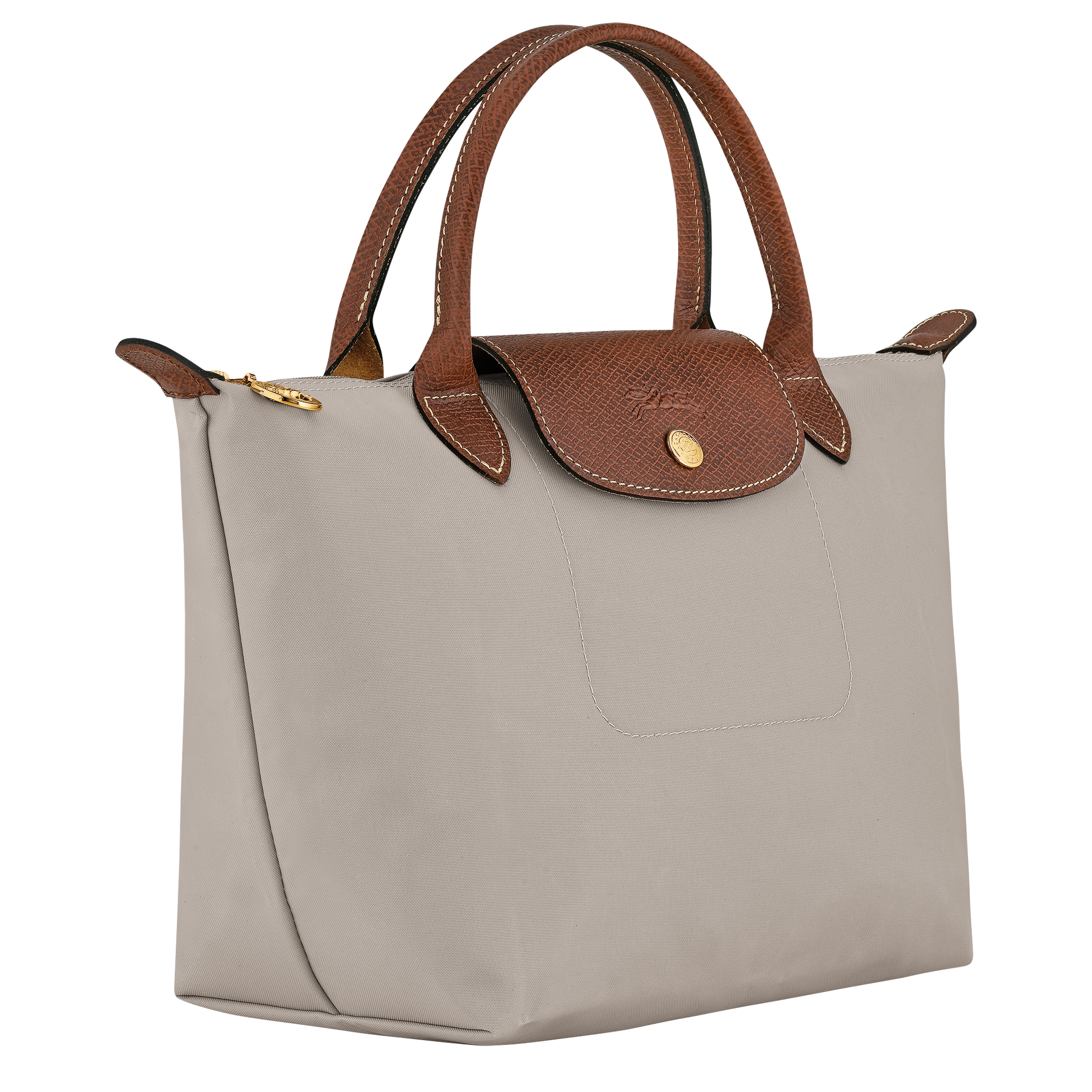 Le Pliage Original Handbag S, Pebble