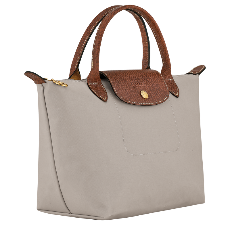 Le Pliage Original S Handbag , Pebble - Recycled canvas  - View 3 of  7