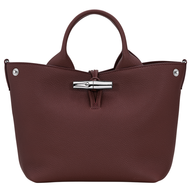 Le Roseau S Handbag , Burgundy - Leather  - View 4 of  5