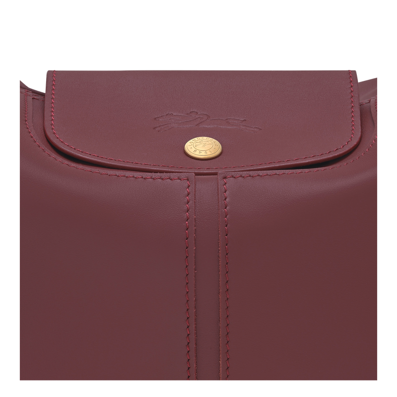 Le Pliage Xtra L Shoulder bag , Burgundy - Leather  - View 6 of  6