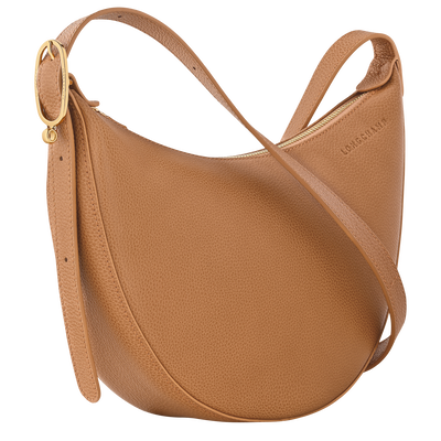 Le Foulonn&eacute; S Crossbody bag , Pecan - Leather