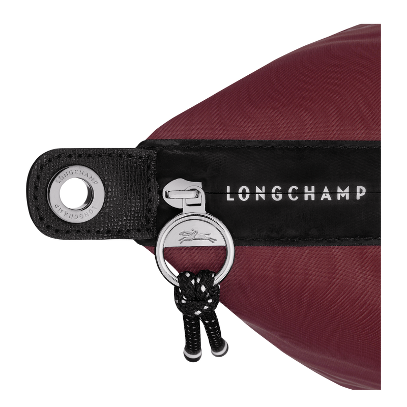 Le Pliage Energy L Handbag , Burgundy - Recycled canvas  - View 5 of  5