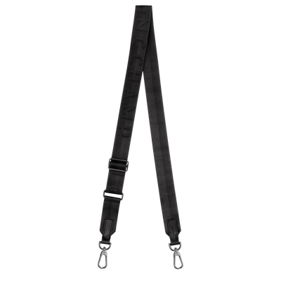 Le Pliage Xtra Shoulder strap , Black - Canvas
