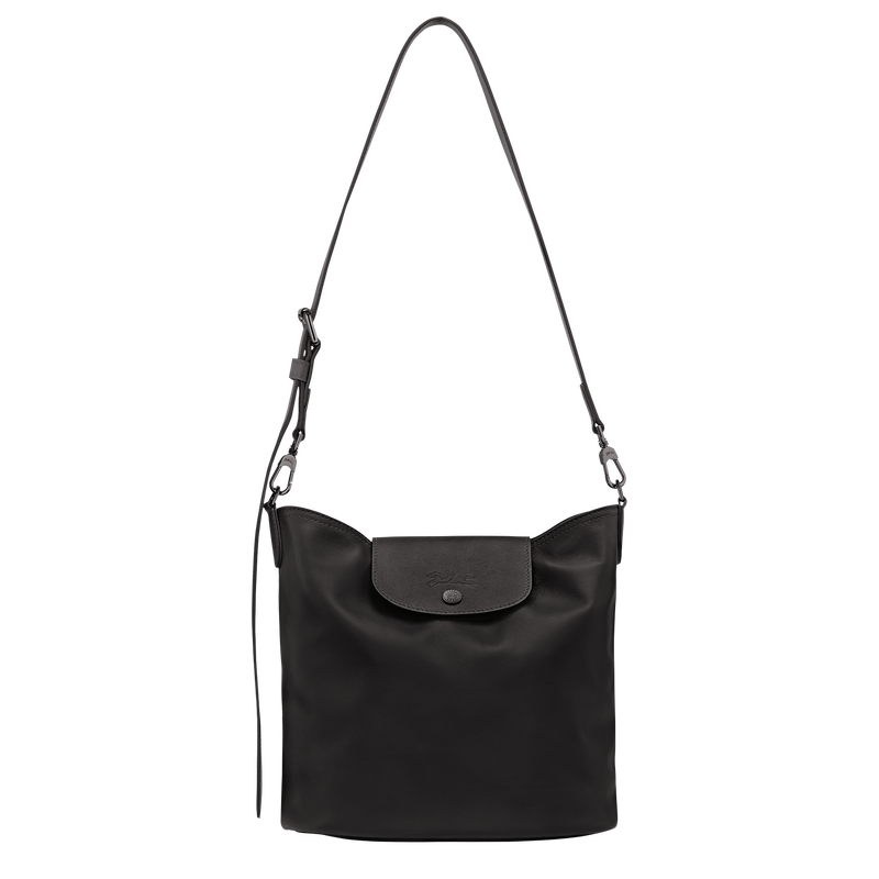 Le Pliage Xtra M Shoulder bag , Black - Leather  - View 1 of  6